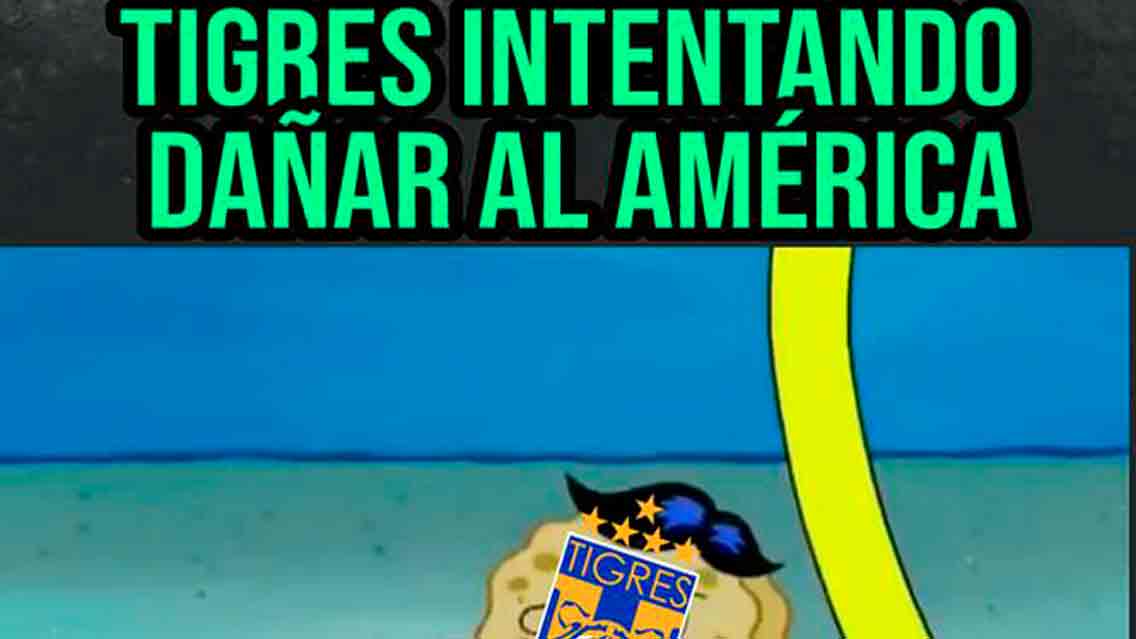 Memes de la goleada de América a Tigres