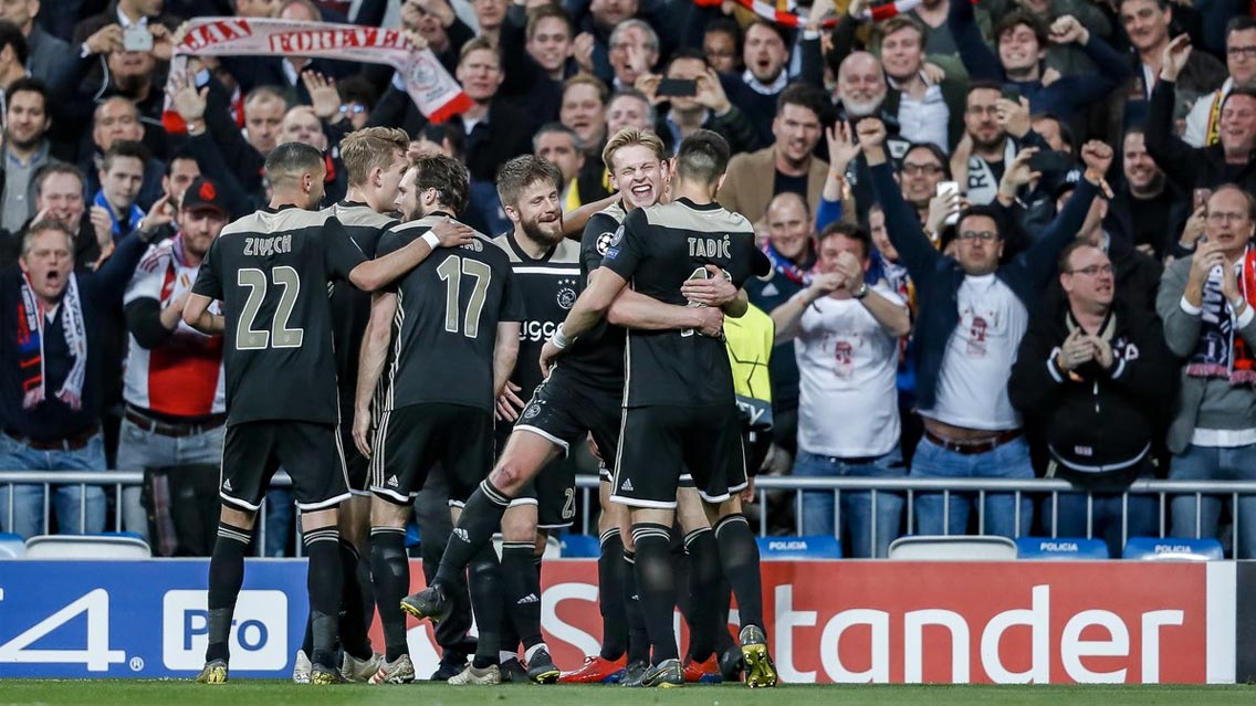 Ajax humilla al Real Madrid y lo despide de Champions