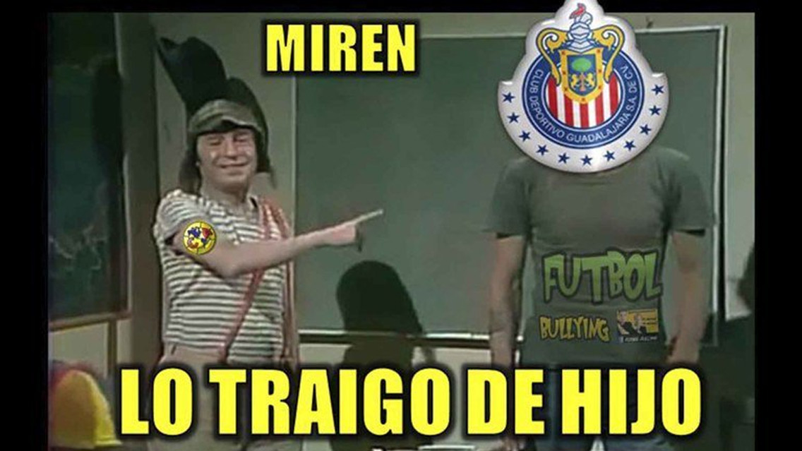 Los memes del humillado Chivas vs América
