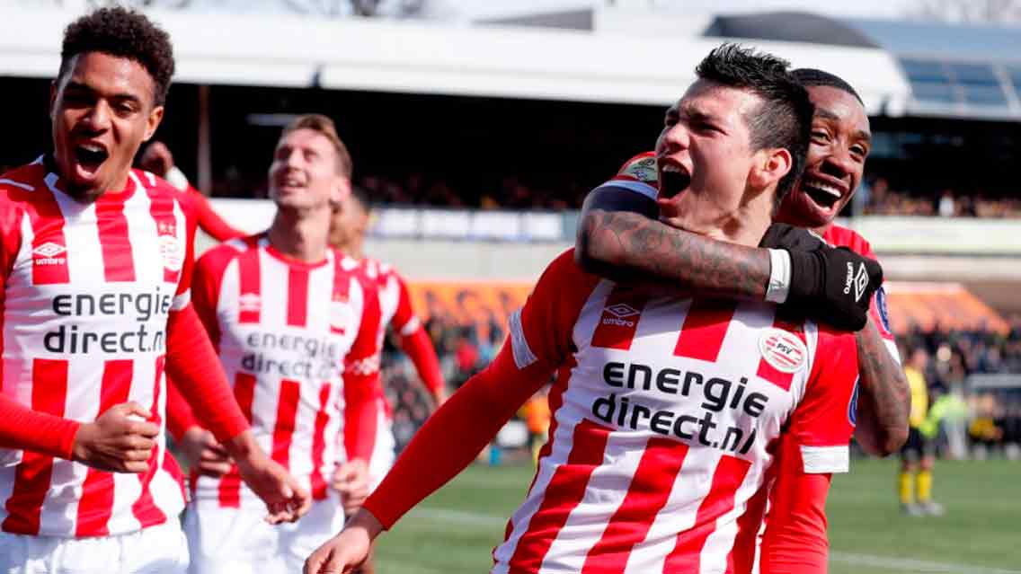 El gol de Chucky Lozano con el que le dio el triunfo al PSV