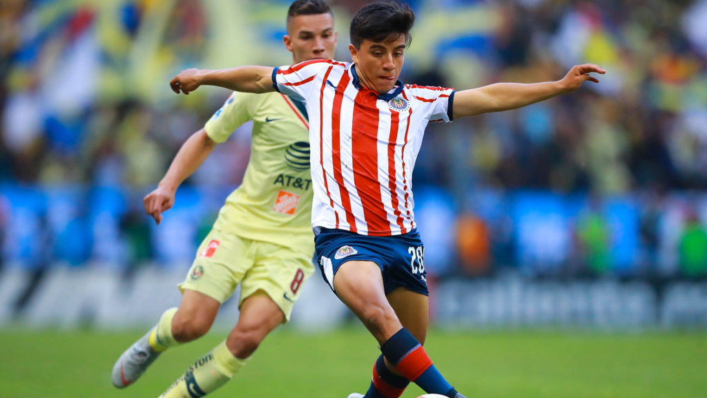 Fernando Beltrán, jugador de Chivas que corrió América