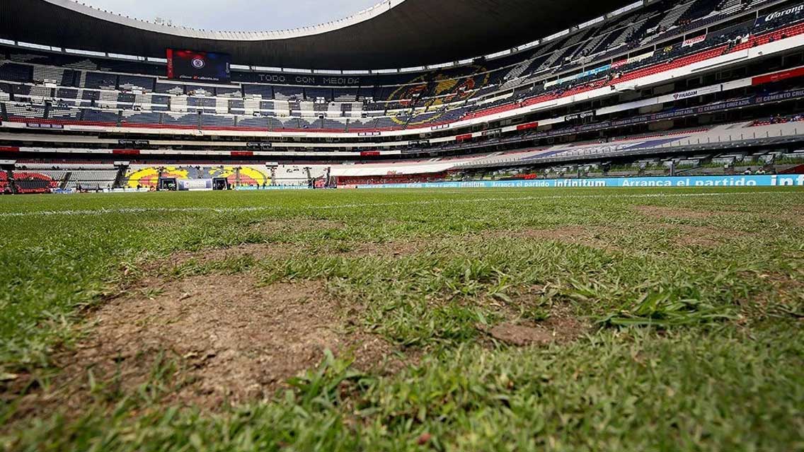 Estadio Azteca volverá a cambiar de césped