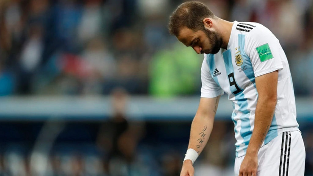 Gonzalo Higuaín se retira de la Selección Argentina