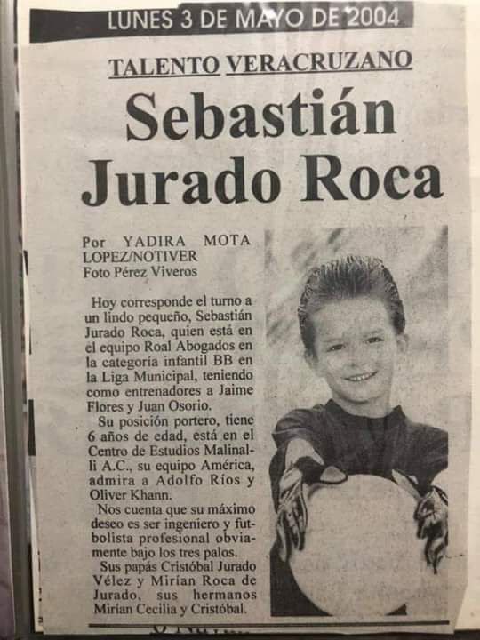 Sebastián Jurado y su afición por América en la infancia