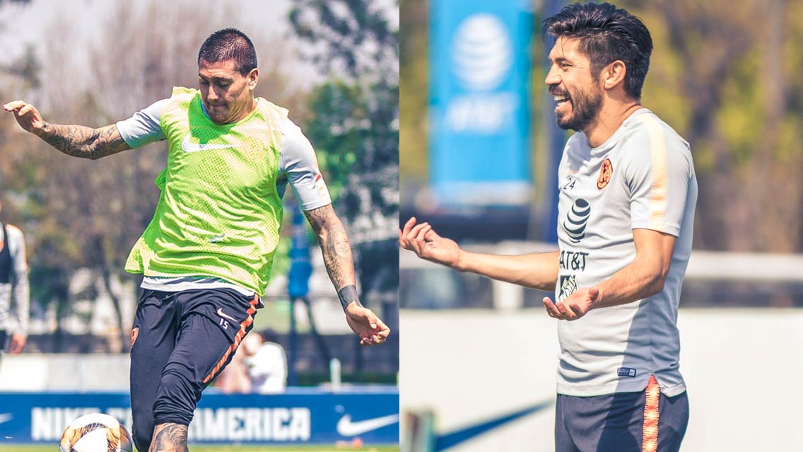 América podría tener la dupla Oribe Peralta-Nicolás Castillo