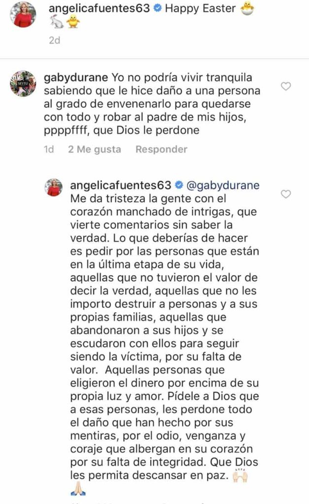 Angélica Fuentes revela estado de salud de Jorge Vergara 