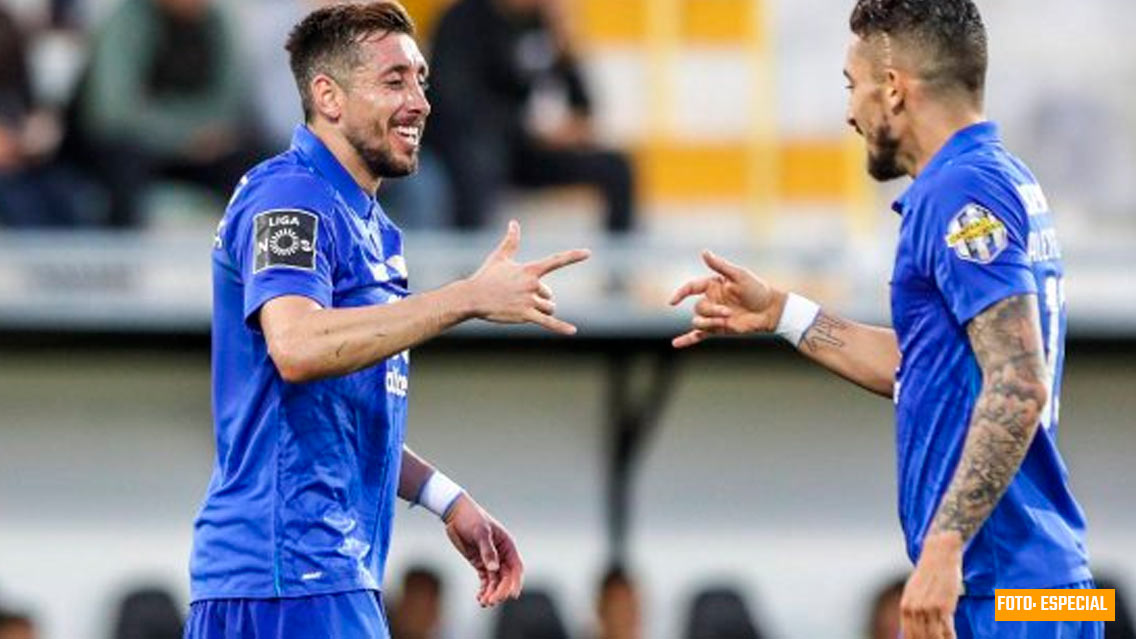 Gol de Héctor Herrera en el triunfo ante Portimonense