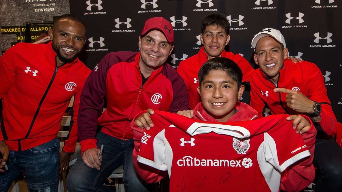 Toluca presente en la nueva colección Under Armour Primavera-Verano 2019