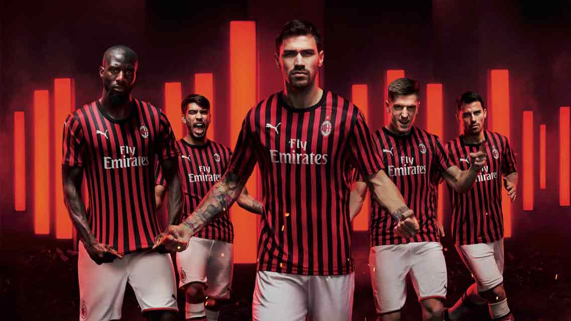 Puma presenta kit de local del AC Milan