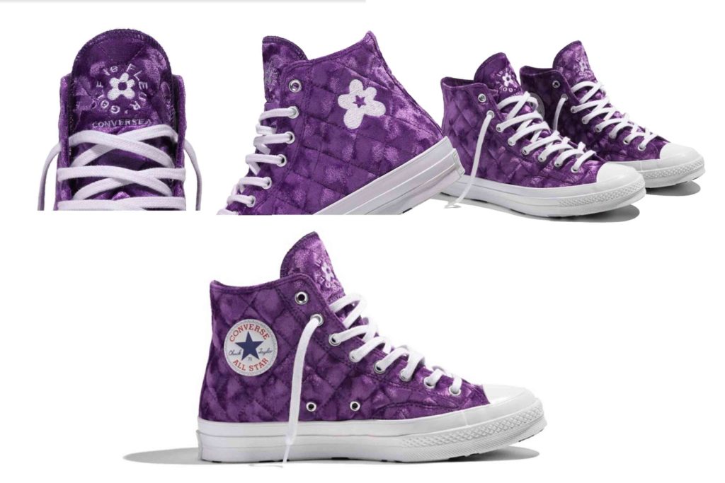 converse morados para mujer