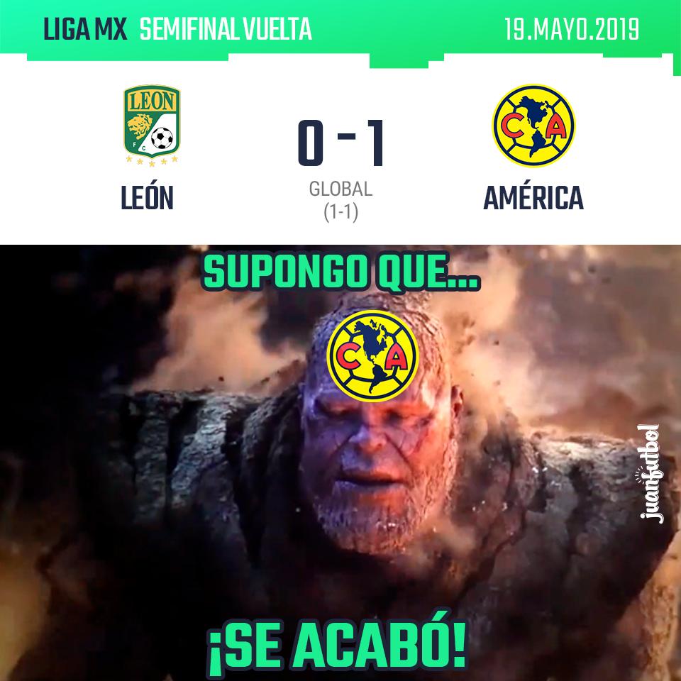 Memes de la eliminación de América ante León 3