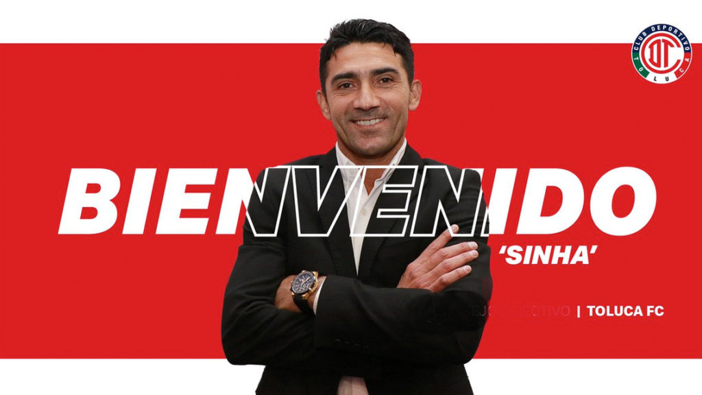 Toluca anuncia el regreso de Antonio Naelson Sinha