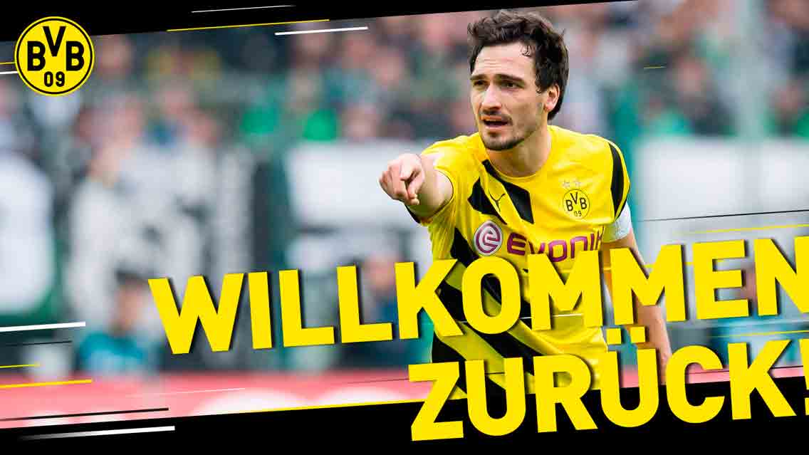 OFICIAL: Hummels regresa al Borussia Dortmund
