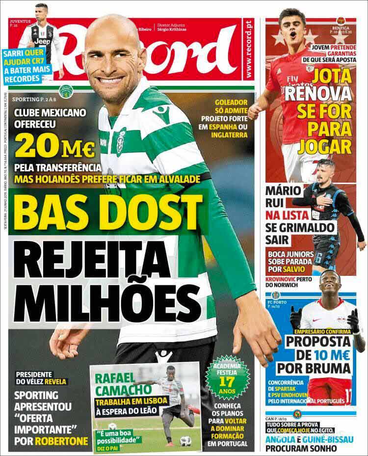 Bas Dost rechaza los millones de Tigres