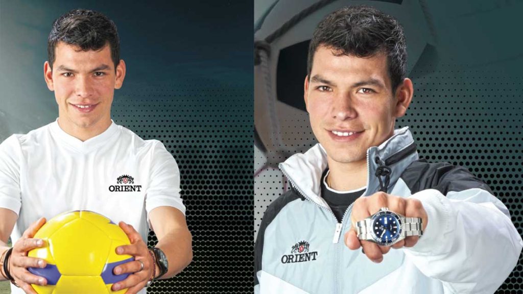 "Chucky" Lozano la imagen de los relojes ORIENT en México