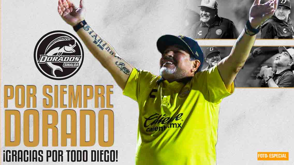 Diego Maradona deja el banquillo de Dorados de Sinaloa