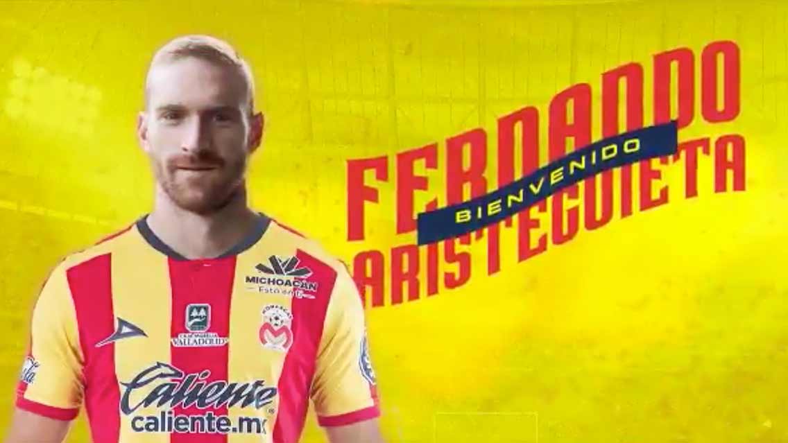 Fernando Aristeguieta nuevo jugador de Monarcas Morelia