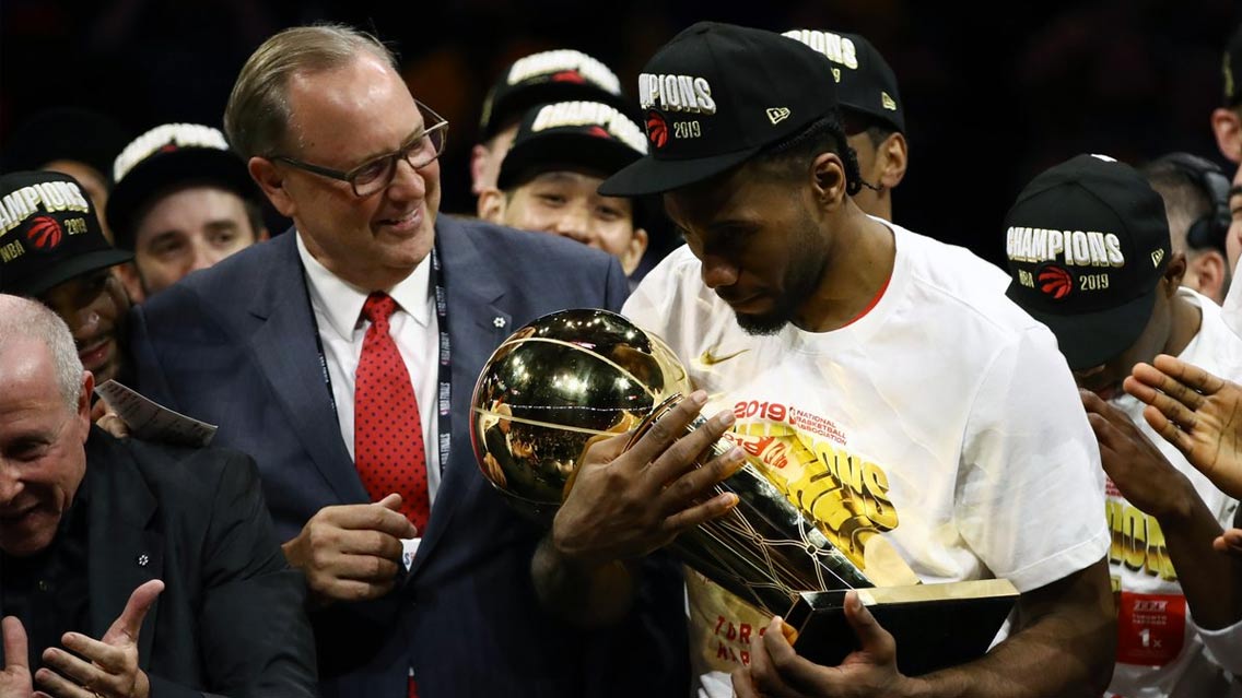 Raptors destronan a la dinastía de Golden State