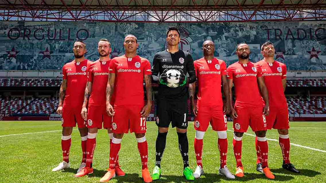 Toluca presenta nuevo uniforme Under Armour