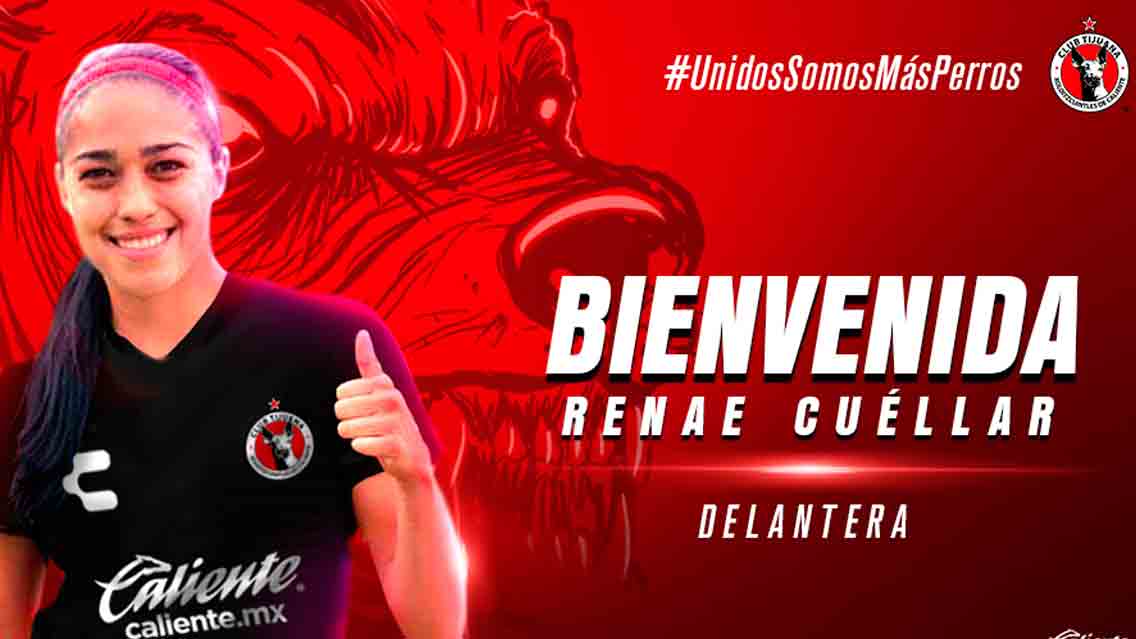 Xolos Femenil ficha a Renae CuÃ©llar