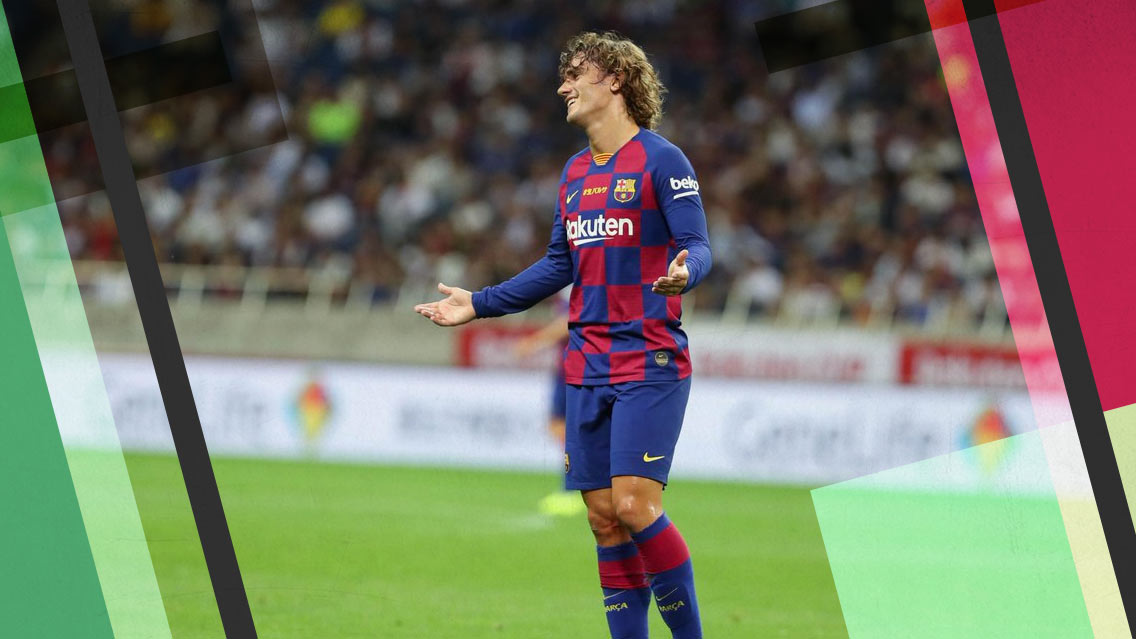 Amargo debut de Griezmann con el Barcelona