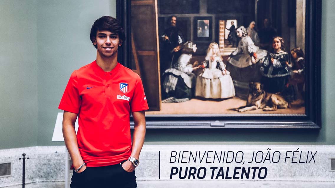 Atlético de Madrid ficha a Joao Felix por 126 mde