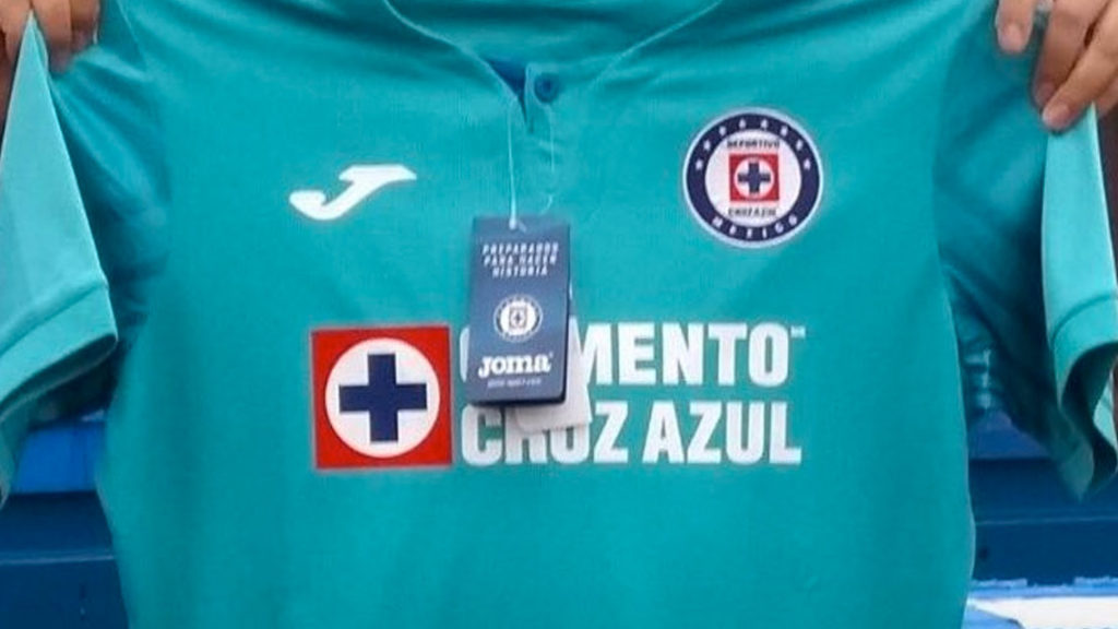 Esta sería la camiseta verde de Cruz Azul