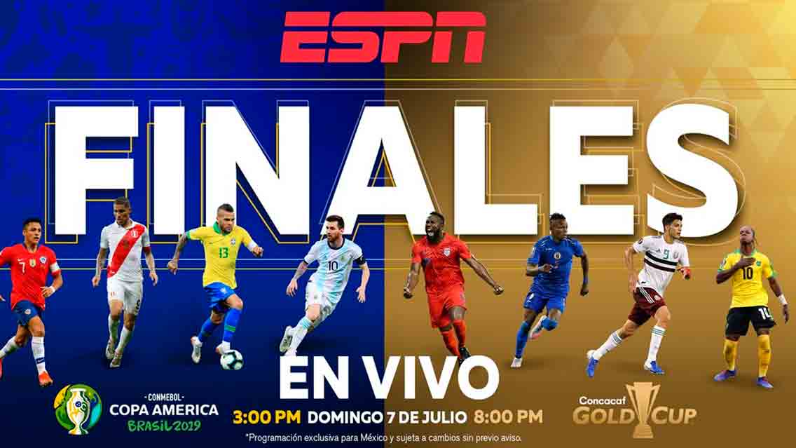 ESPN transmitirá la Final de Copa Oro y Copa América