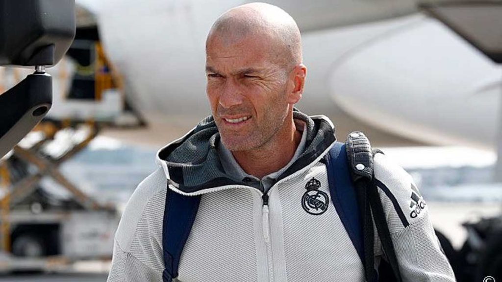 Zinedine Zidane abandonó la pretemporada del Real Madrid