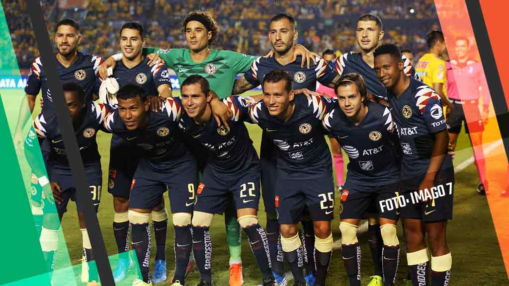 La alineación de América vs Pachuca