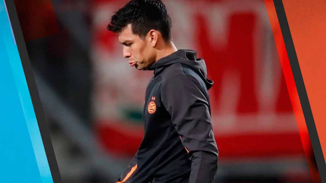 Lozano salió lesionado del partido del PSV