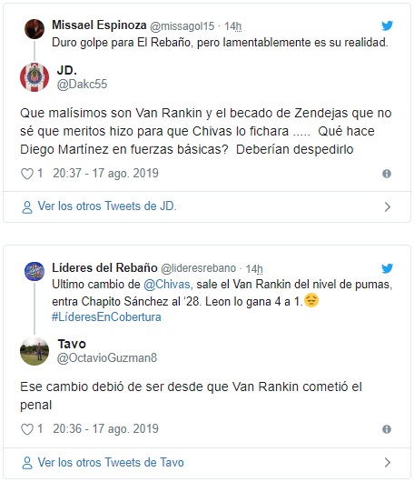 Afición de Chivas arremete contra Van Rankin 2