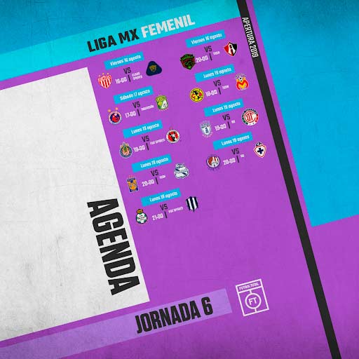 Agenda de la Liga MX Femenil