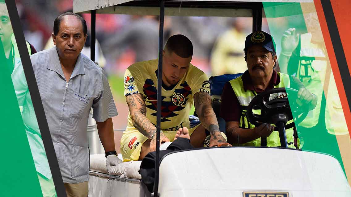Nicolás Castillo sufrió una fractura de peroné