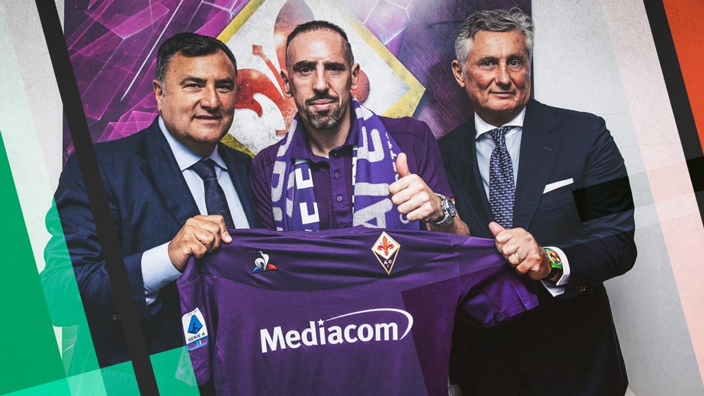 Franck Ribéry sorprende y ficha por la Fiorentina
