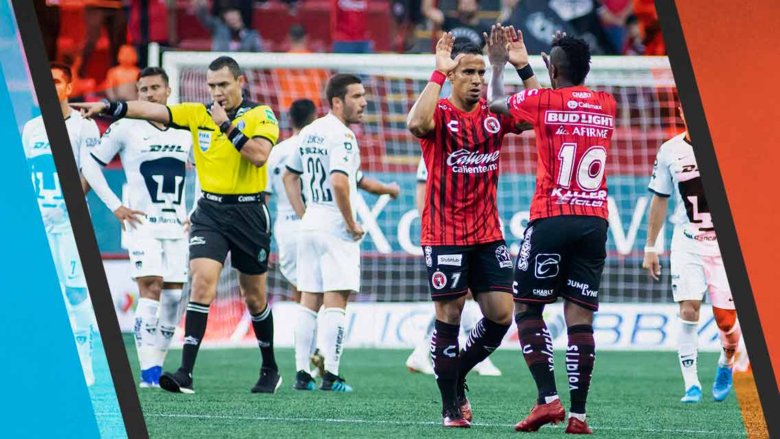 Xolos derrota a Pumas por la mínima diferencia