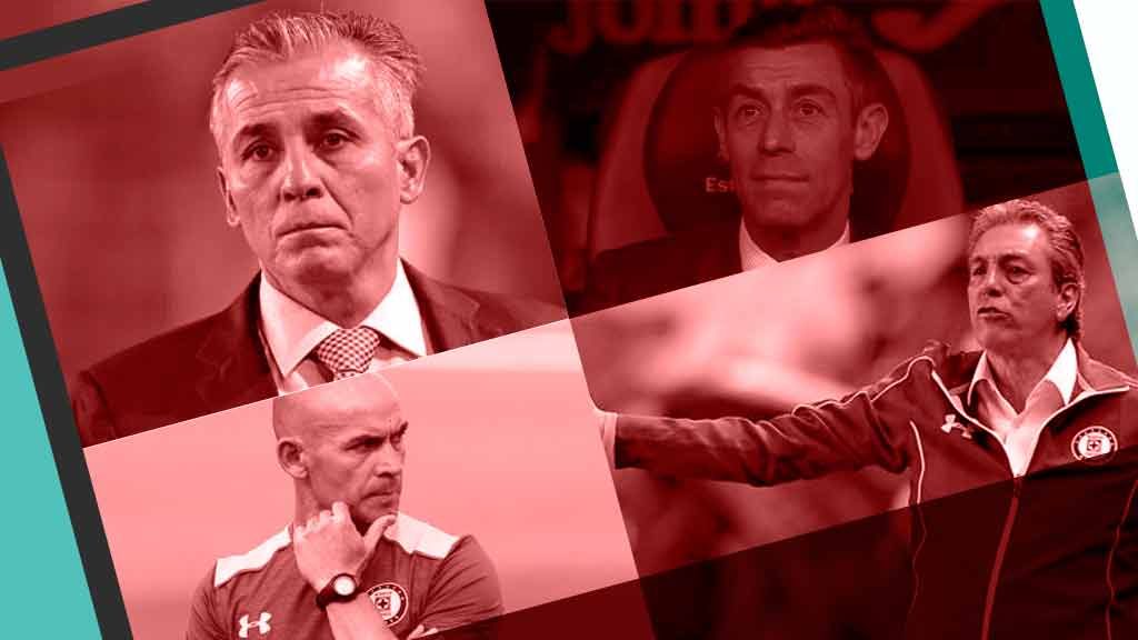 Cuatro técnicos pasaron por Cruz Azul en menos de 5 años