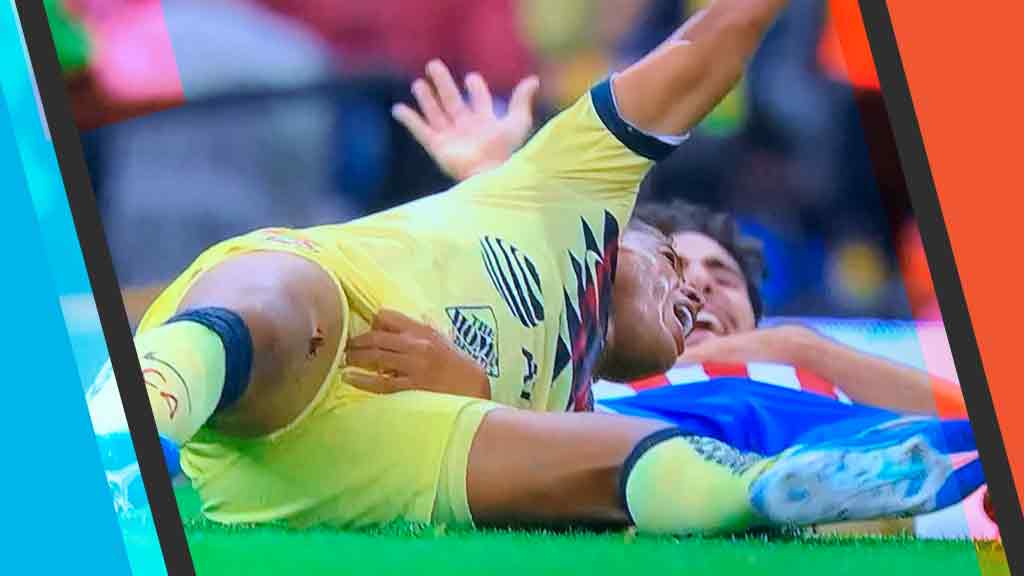 La terrible lesión de Giovani Dos Santos en el Clásico Nacional