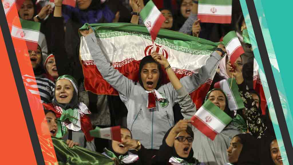 Después de 40 años, mujeres podrán asistir a un estadio de futbol en Irán