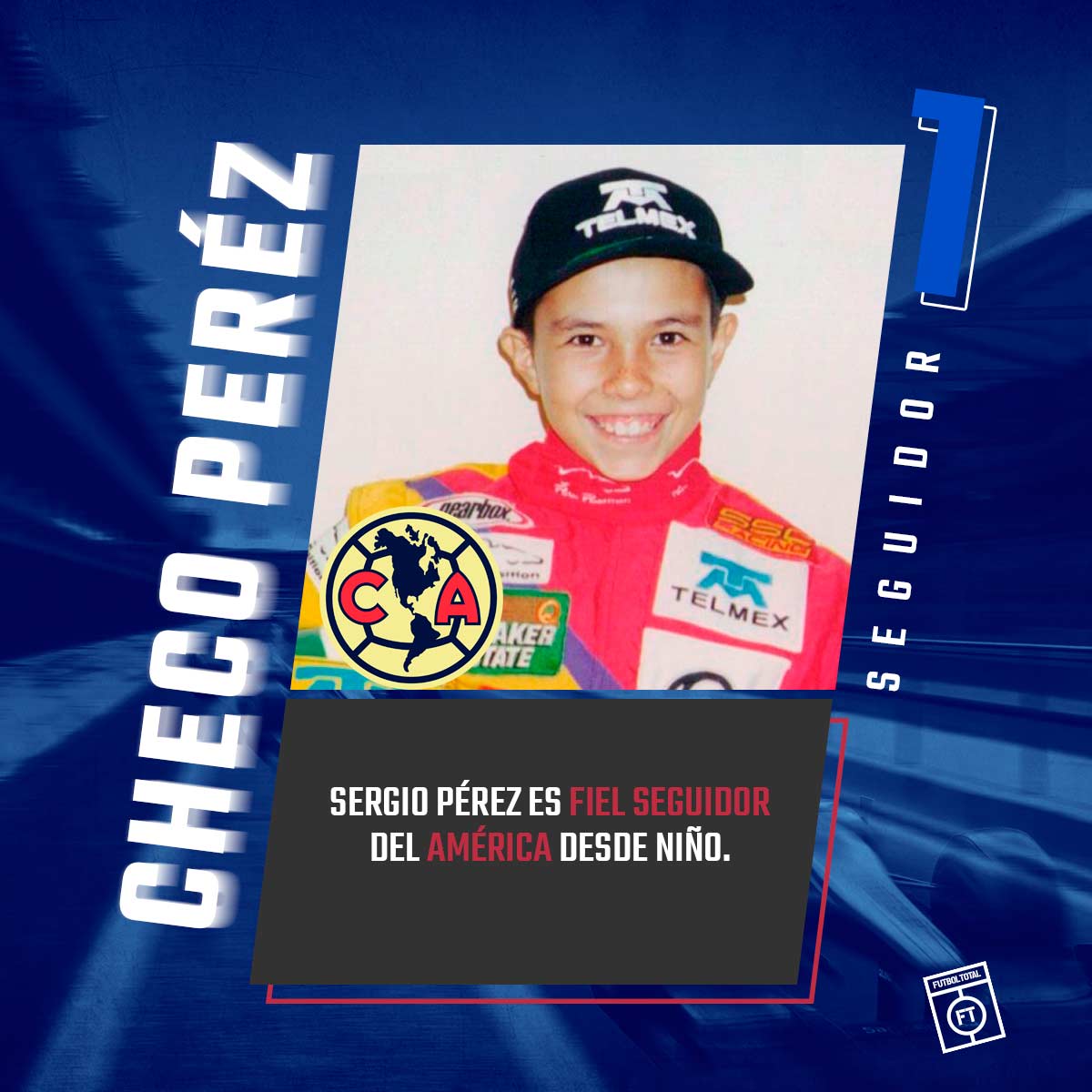 7 razones que hacen de Checo Pérez un fiel americanista 0