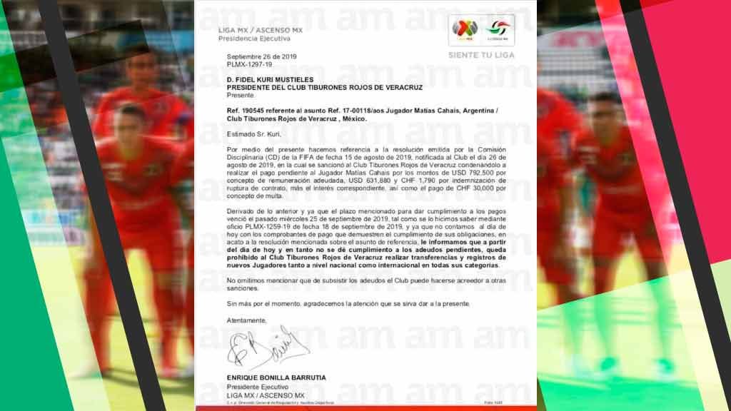 FIFA podría quitarle puntos a Veracruz 0