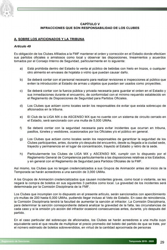 La Comisión Disciplinaría daría como finalizado el partido 0