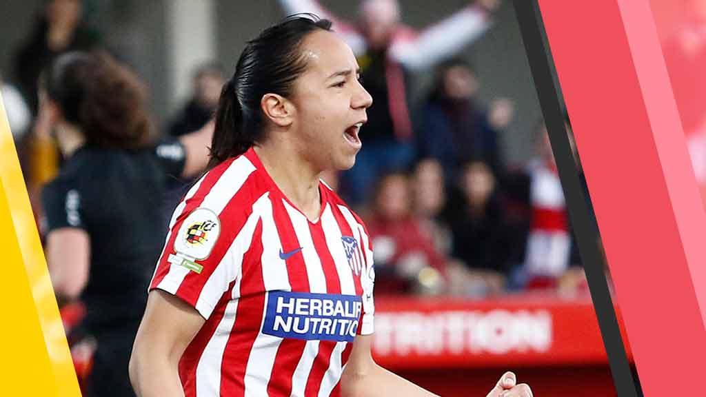 Charlyn Corral marca doblete en el triunfo del Atlético de Madrid