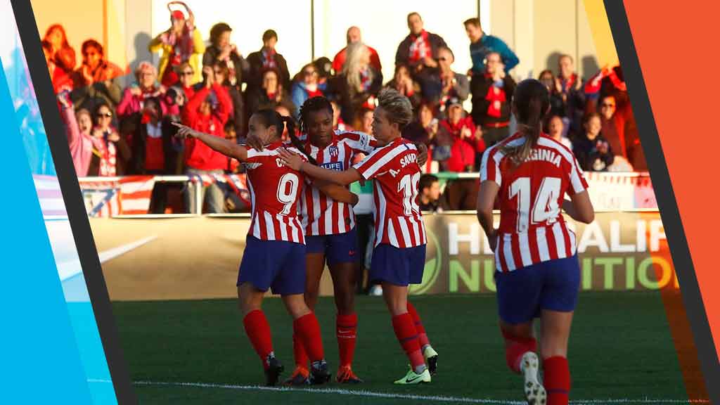 Charlyn Corral volvió a marcar con el Atlético de Madrid