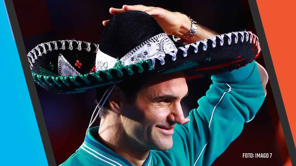 El reinado de Roger Federer llegó hasta territorio mexicano