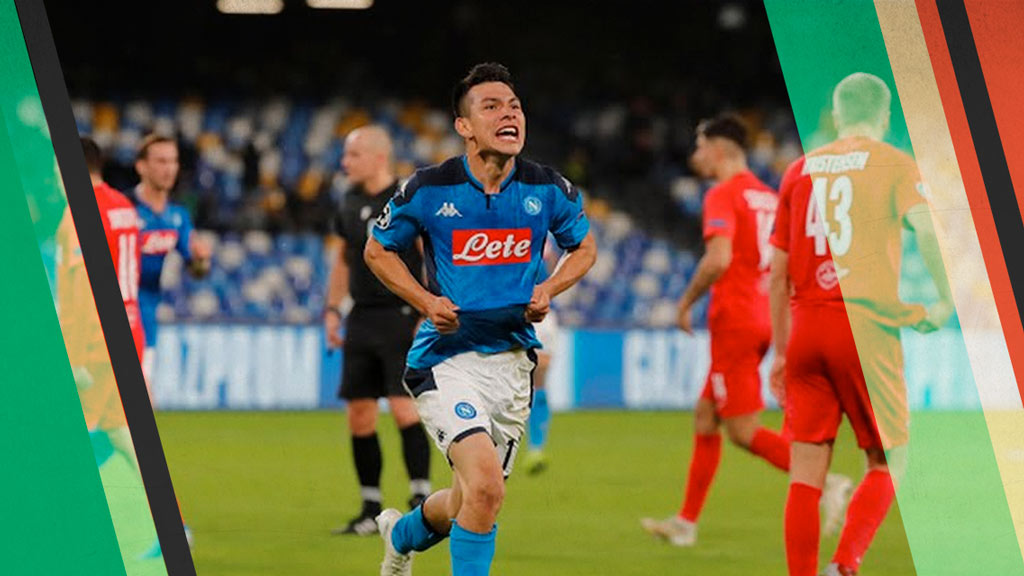 Gol de Chucky Lozano vs Salzburg en Champions League