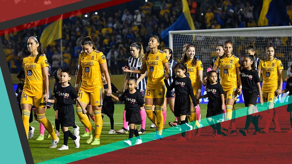 Tigres y Monterrey empatan en la final de ida de la Liga Femenil MX
