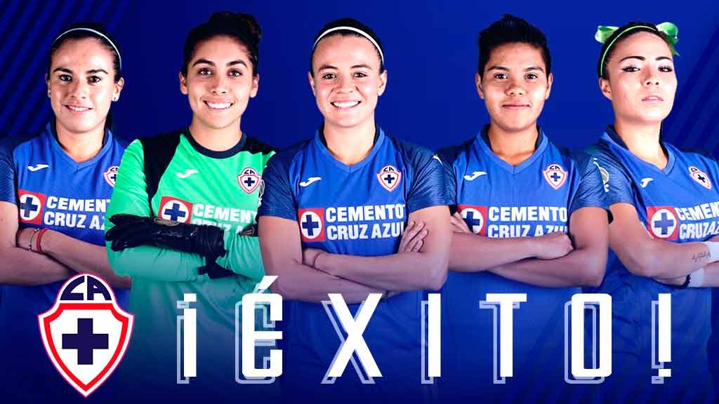 Cruz Azul anuncia baja de 5 jugadoras del equipo femenil