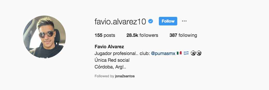 Favio Alvarez Instagram