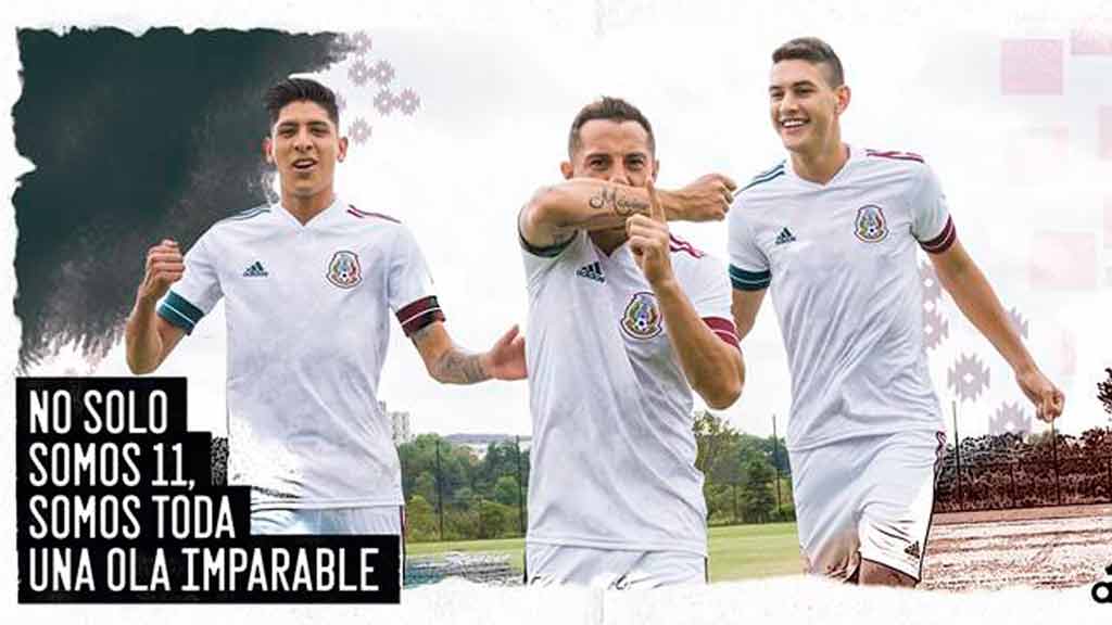 Presentan uniforme de visitante de la Selección Mexicana